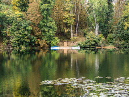 Boating on the Lake by Garry Griffin